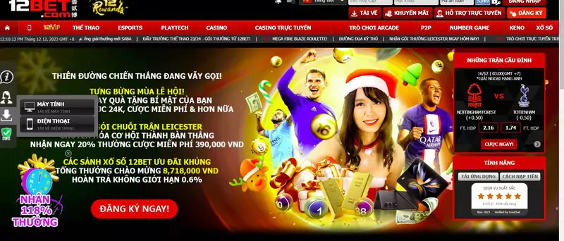 Trò chơi trên 12bet